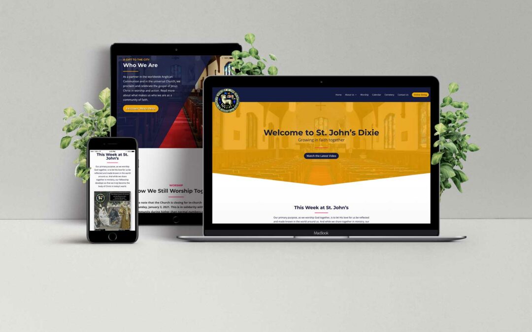 Website Design for St. John’s Anglican Church